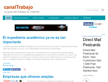 Tablet Screenshot of canaltrabajo.com